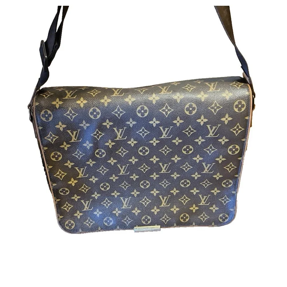 VINTAGE Louis Vuitton Monogram Abesses Shoulder Bag 14x11x3